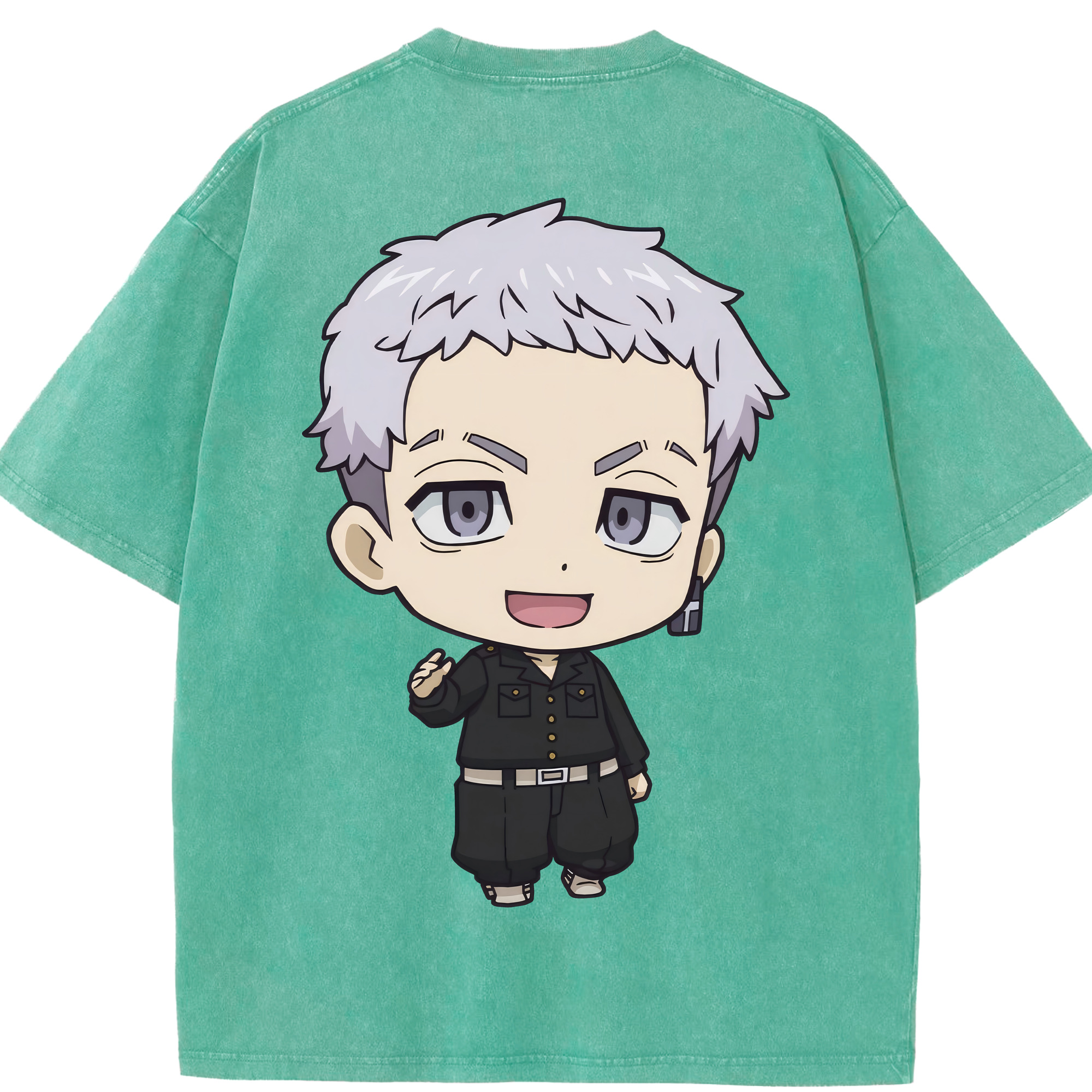 （画像用） 東京リベンジャーズ Tokyo Revengers 綿100% ヴィンテージ風 半袖Tシャツ（背面プリント）